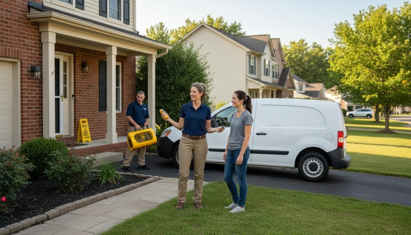 Residential water damage restoration in Filer, ID